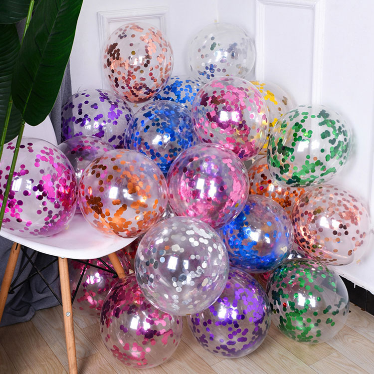 ປູມເປົ້າຢາງ 12 ນິ້ວ Sequins