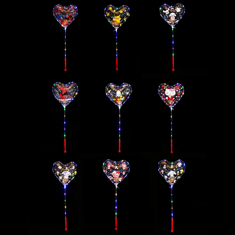 ທີ່ມີຮູບຫົວໃຈທີ່ມີການພິມປູມເປົ້າ Bobo