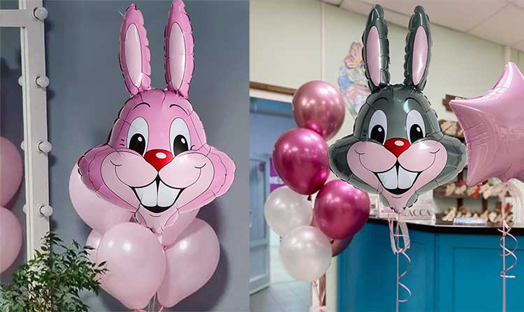 Easter Rabbit Foil Balloon Factory