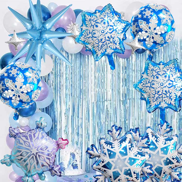 ປູມເປົ້າ foil snowflake