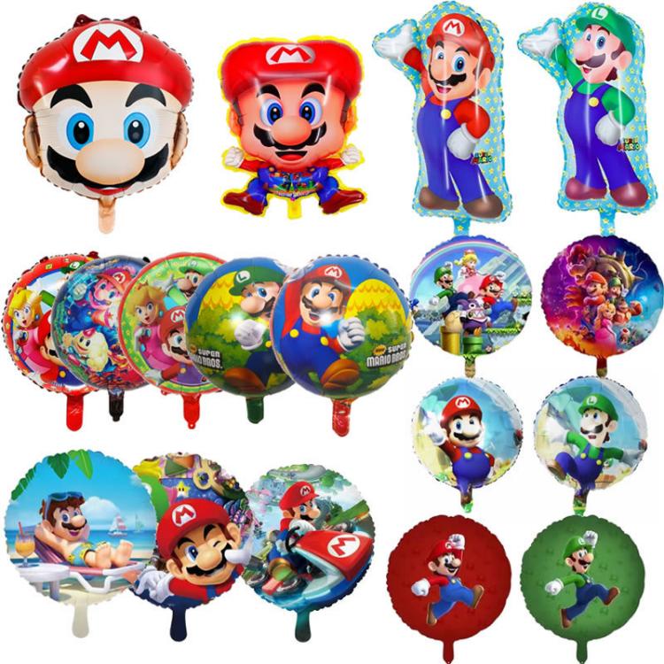 Super Mario Themed Balloon Foil